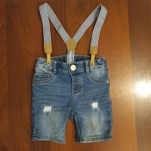 H&M Shorts w/Suspenders